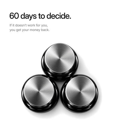 Three LAYER ZERO lids. 60 days to decide. If it doesn't work for you, you get your money back