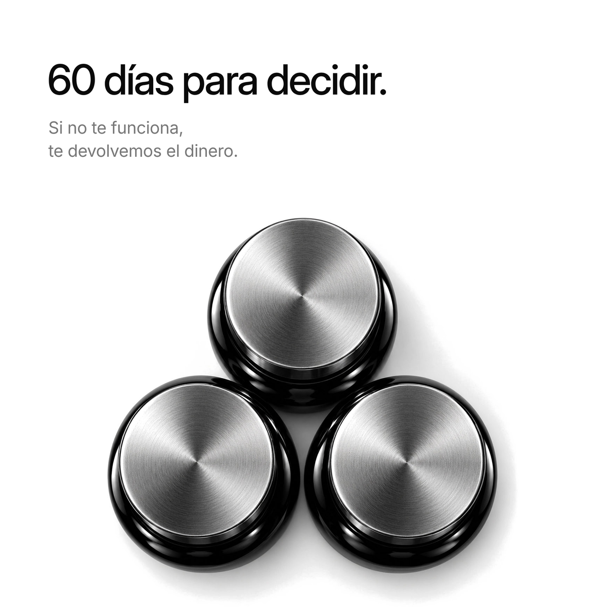 Tres tapas de LAYER ZERO. 60 días para decidir. Si no te funciona, te devolvemos el dinero