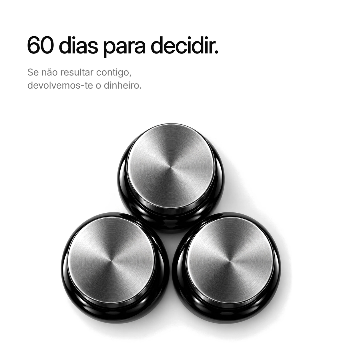 Três tampas LAYER ZERO. 60 dias para decidir. Se não resultar contigo, devolvemos-te o dinheiro
