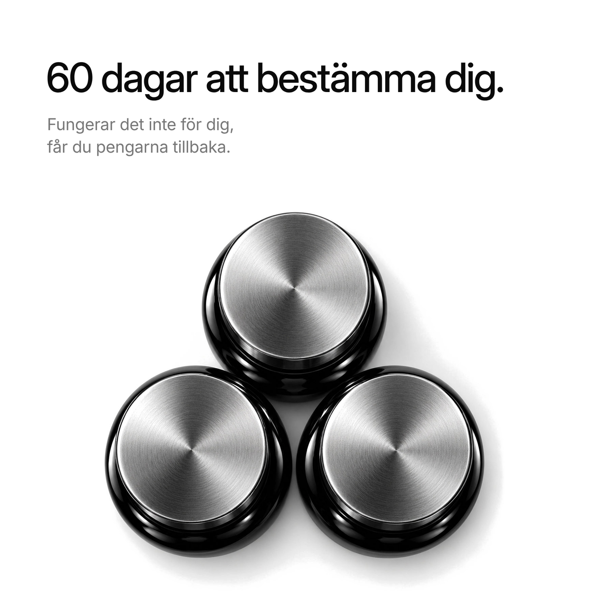 Tre lock från LAYER ZERO. 60 dagar att bestämma dig. Fungerar det inte för dig, får du pengarna tillbaka